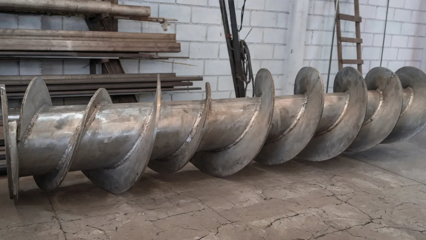 Fabricação de rosca transportadora
